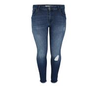 ONLY Carmakoma Femme Carwilly Reg Ank MBD Noos Jean Skinny, Bleu, 52 EU