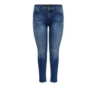 ONLY CARMAKOMA Carwilly Reg Skinny Jeans DNM Tai Noos Coupe, Denim Bleu médium, 48W x 32L Femme