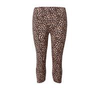 ONLY Carmakoma Leggings 'CARTime' beige / cappuccino / noir, Taille 7XL