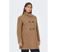 ONLY Carmakoma Manteau d’hiver 'Carnewsophia' marron chiné, Taille M