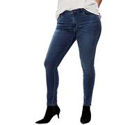 Only Carmakoma NOS Femme Caraugusta Hw SK DNM Jeans MBD Noos Jean Skinny Not Applicable, Bleu (Medium Blue Denim Medium Blue Denim), 46/L32 (Taille Fabricant: 46)