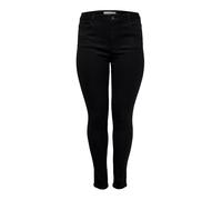 Only Carmakoma NOS Femme Caraugusta Hw Skinny Jeans Black Noos Jean Skinny Not Applicable, Noir (Black Black), 42/L32 (Taille Fabricant: 42)