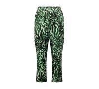 ONLY Carmakoma Pantalon cargo 'JADA' vert foncé / noir / coquille d'oeuf, Taille 44