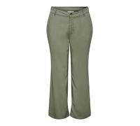 ONLY Carmakoma Pantalon chino 'CARARIS' vert, Taille 46