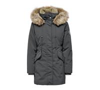ONLY Carmakoma Parka d’hiver marron chiné / gris, Taille 4XL