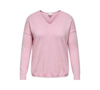 ONLY Carmakoma Pull Carmargareta Ls KNT Noos pour Femme, Rose Clair, S, Rose Clair, S