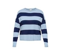 ONLY Carmakoma Pull-over 'CARDERRY' bleu nuit / bleu clair, Taille XXXL-4XL