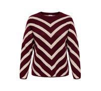 ONLY Carmakoma Pull-over 'CAREliza' crème / bordeaux, Taille 4XL