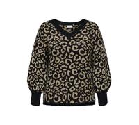 ONLY Carmakoma Pull-over 'CARJade' taupe / noir, Taille 6XL