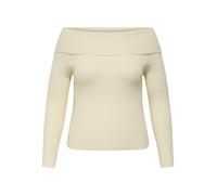 ONLY Carmakoma Pull-over 'CARKatia' gris clair, Taille 6XL