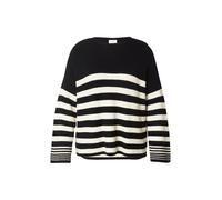 ONLY Carmakoma Pull-over 'CARKATIA' noir / blanc, Taille XXL