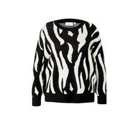 ONLY Carmakoma Pull-over 'CARMakoma' noir / blanc, Taille 6XL