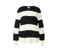 ONLY Carmakoma Pull-over 'CARNEW DARIA' crème / noir, Taille XXXL-4XL