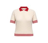 ONLY Carmakoma Pull-over 'CARSUNNY' beige / rouge foncé, Taille 5XL-6XL