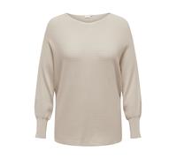 ONLY Carmakoma Pull-over 'New Adaline' beige clair, Taille 6XL
