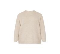 ONLY CARMAKOMA Carjade L/S Pull KNT Noos Tricot, Whitecap Gray White Melange, 50-52 Femme