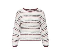 ONLY Carmakoma Pull-over rose / rouge carmin / noir / blanc, Taille 4XL