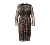 ONLY Carmakoma Robe 'CARForest' marron / cappuccino / noir, Taille 50-52