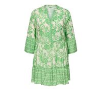 ONLY Carmakoma Robe 'CARMarrakesh' vert clair / blanc naturel, Taille 46