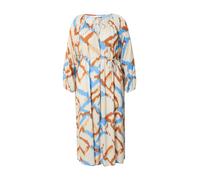 ONLY Carmakoma Robe 'CARROWA' beige / bleu / marron, Taille 46