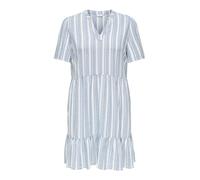 ONLY Carmakoma Robe 'CARTIRI' bleu / blanc, Taille 42