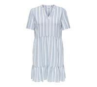 ONLY Carmakoma Robe 'CARTIRI' bleu / blanc, Taille 44