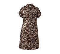 ONLY Carmakoma Robe-chemise 'CARDiega' beige / marron / noir, Taille 46