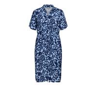 ONLY Carmakoma Robe-chemise 'CARYasmin' bleu marine / bleu clair, Taille 42