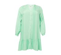 ONLY Carmakoma Robe-chemise 'MARRAKESH' vert / blanc, Taille 46