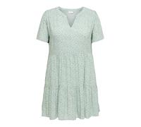ONLY Carmakoma Robe d’été 'Carzally Thea' menthe / blanc, Taille 44