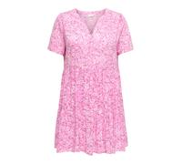 ONLY Carmakoma Robe d’été 'CARZALLY THEA' olive / rose / rosé, Taille 46
