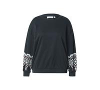 ONLY Carmakoma Sweat-shirt 'CARBrooke' bleu clair / vert clair / violet / noir, Taille 7XL
