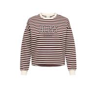 ONLY Carmakoma Sweat-shirt 'CARLiza' crème / chocolat / noir / blanc perle, Taille 5XL-6XL
