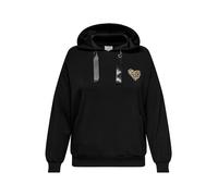 ONLY Carmakoma Sweat-shirt 'CARMelanie' beige / chocolat / noir, Taille 6XL
