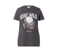 ONLY Carmakoma T-shirt beige / indigo / bleu pastel / noir, Taille 7XL