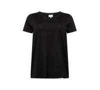 ONLY CARMAKOMA Carbonnie Life S/S V A-Shape T-Shirt Noos, Noir, 52/54 Femme