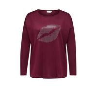 ONLY Carmakoma T-shirt 'CARALBA' rouge foncé, Taille XXXL-4XL