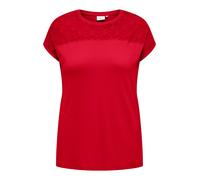 ONLY Carmakoma T-shirt 'CARFLAKE' rouge cerise, Taille 5XL-6XL
