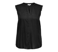 ONLY Carmakoma CARMUMI SL Top T-Shirt, Noir, 50 Femme