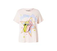 ONLY Carmakoma T-shirt 'CARROLL' bleu roi / kiwi / rosé / rose ancienne, Taille L