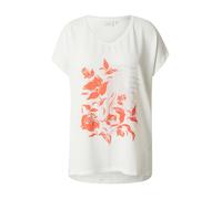 ONLY Carmakoma T-shirt 'CARVIGGA' rouge orangé / argent / blanc, Taille XXXL-4XL