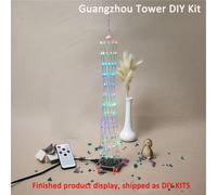 only case Lampe à spectre musical, Kit Cube, tour de GuangZhou, (petite Version), pièces de Production électroniques de bricolage