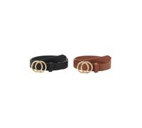 ONLY Ceinture 'ONLRASMI' marron / noir, Taille 85