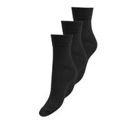 ONLY Sock 3-Pack Onltine Heart Lot de 3 Paires de Chaussettes de Tennis AC Noos, Noir, Taille Unique Femmes