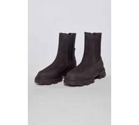 Bottes pour Femmes avec Talon compensé Chunky Bottines Chaussures Bootie sans Fermeture ONLTOLA, Couleurs:Noir, Size:37 EU