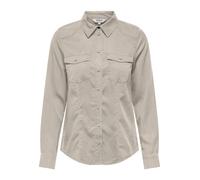 ONLY Chemisier 'ONLALEXA' gris argenté, Taille XXS