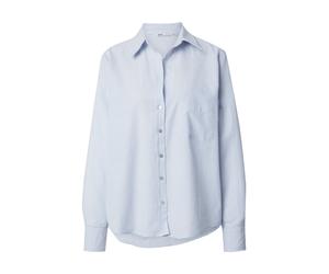ONLY Chemisier 'ONLAlina' bleu clair / blanc, Taille S