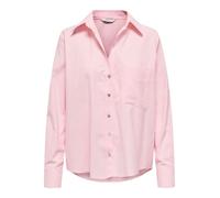 ONLY Chemisier 'ONLAlina' rose / blanc, Taille XL