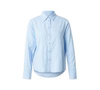 ONLY Chemisier 'ONLBerit' bleu clair / blanc, Taille L