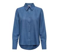 ONLY Chemisier 'ONLBETTY MELLI' bleu denim, Taille S